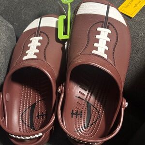 CROCS  Brown Football